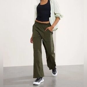 Athleta Olive Green Track Pants